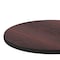 Flash Furniture Round Round Table Top with Black or Mahogany R, 24" W, 24" L, 1.125" H, Mahogany XU-RD-24-MBT-GG - alternate 5